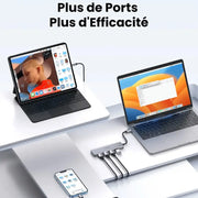 UGREEN Hub USB C vers 4 Ports USB 3.0 5Gbps — vue 4 — Connecto.ma