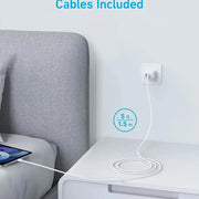 Chargeur mural Anker 20W (2 ports) — vue 4 — Connecto.ma