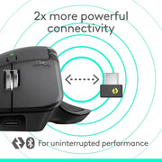 Logitech MX Master 4 Wireless Bluetooth Mouse – Graphite — vue 5 — Connecto.ma