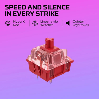 HyperX Alloy Origins 65 - Mechanical Gaming Keyboard - HX Aqua (US Layout) HYPERXMaroc | Connecto.ma