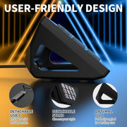 AJAZZ AKP153 Stream Deck 15 Touches LCD Noir — vue arrière — Connecto.ma