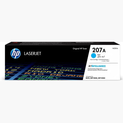 HP 207A – Toner HP LaserJet CYAN authentique — Connecto.ma