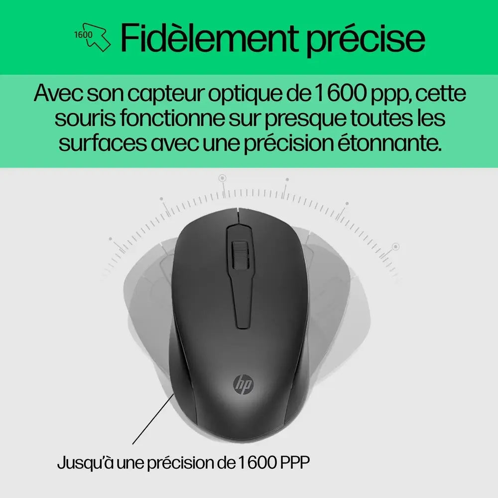 COMBINAISON SOURIS ET CLAVIER SANS FIL HP 330 — vue 5 — Connecto.ma