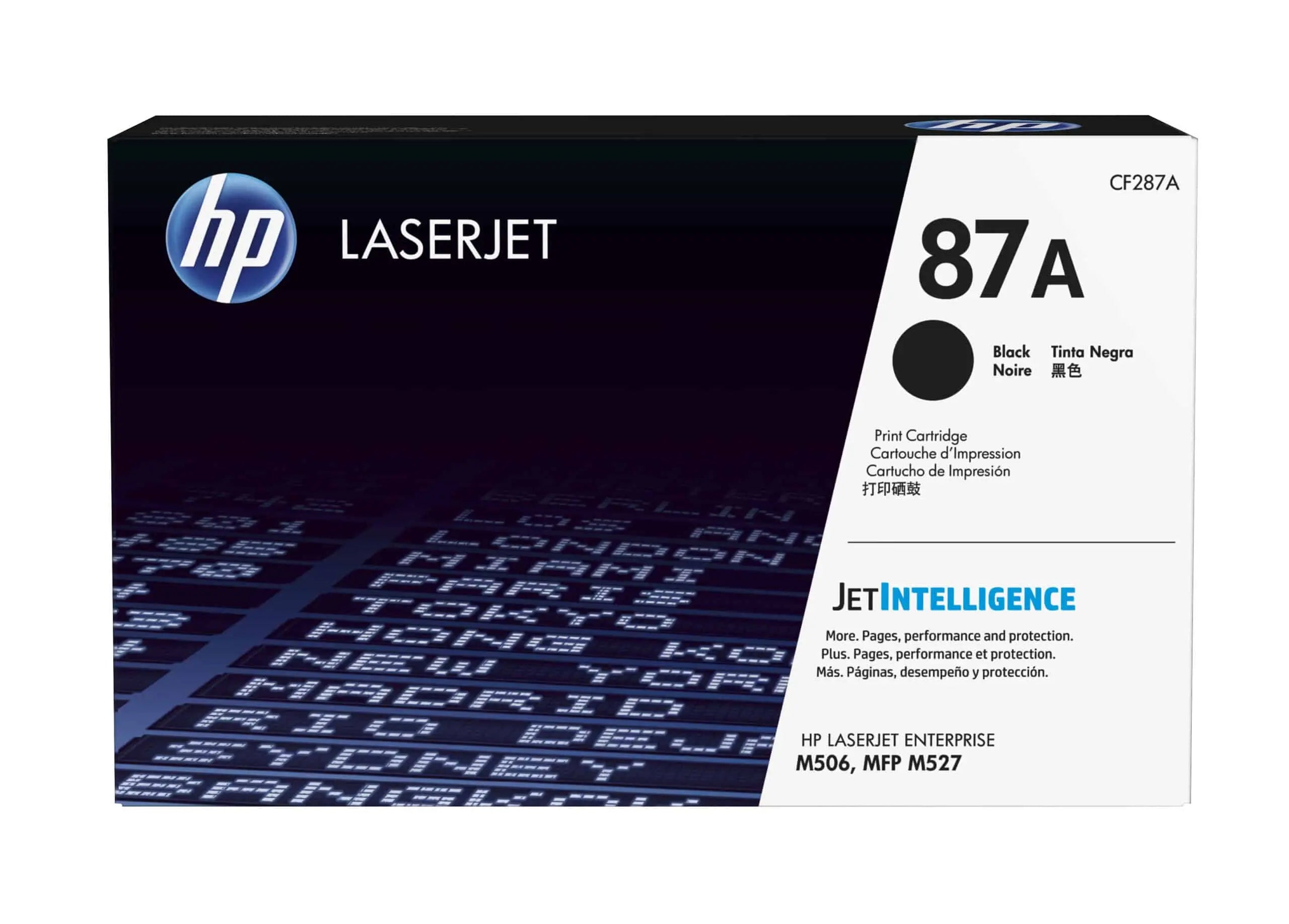 HP 87A Noir – Toner HP LaserJet d’origine (CF287A) Connecto.ma