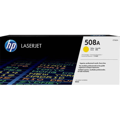 Toner HP 508A toner LaserJet authentique – Jaune — Connecto.ma
