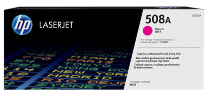 Toner HP 508A LaserJet authentique – Magenta (CF363A) Hewlett Packard