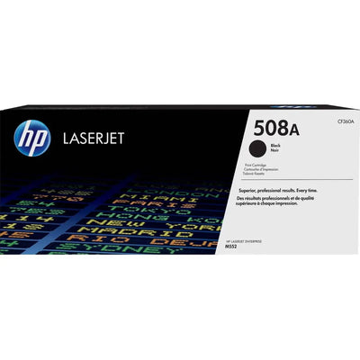 Toner HP 508A LaserJet authentique – Noir — Connecto.ma