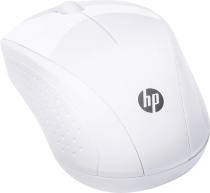Souris sans fil HP 220 -Blanc neige (7KX12AA) Connecto.ma