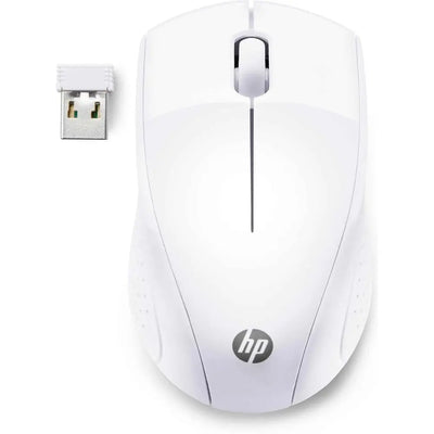 Souris sans fil HP 220 -Blanc neige — Connecto.ma