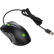 HP X220 Souris avec fil gaming Rétroéclairée — vue 3 — Connecto.ma