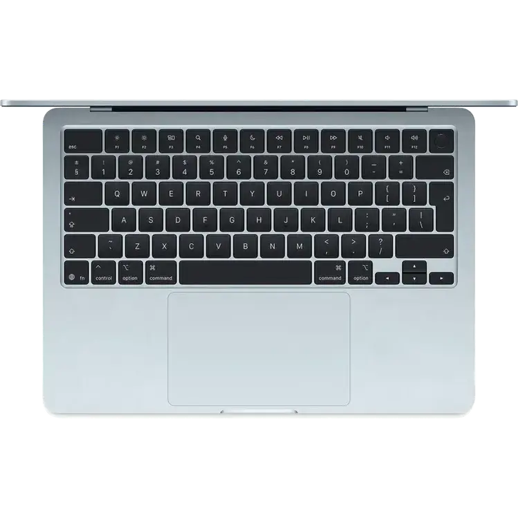 MacBook 13″ – Puce Apple M4, 24 Go RAM, 512 Go SSD (Bleu ciel) — vue 2 — Connecto.ma