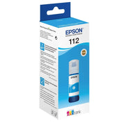 Bouteille d’encre Epson EcoTank 112 – Cyan — vue 3 — Connecto.ma