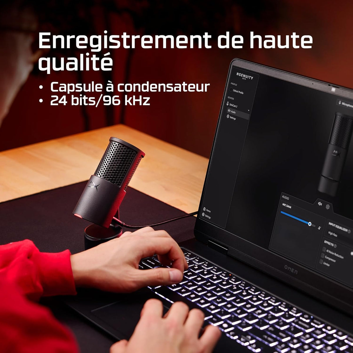 HyperX Solocast 2 BLK Mic (AR0A0AA)
