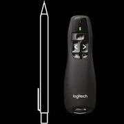LOGITECH LASER R400 TÉLÉCOMMANDE DE PRÉSENTATION — vue 3 — Connecto.ma