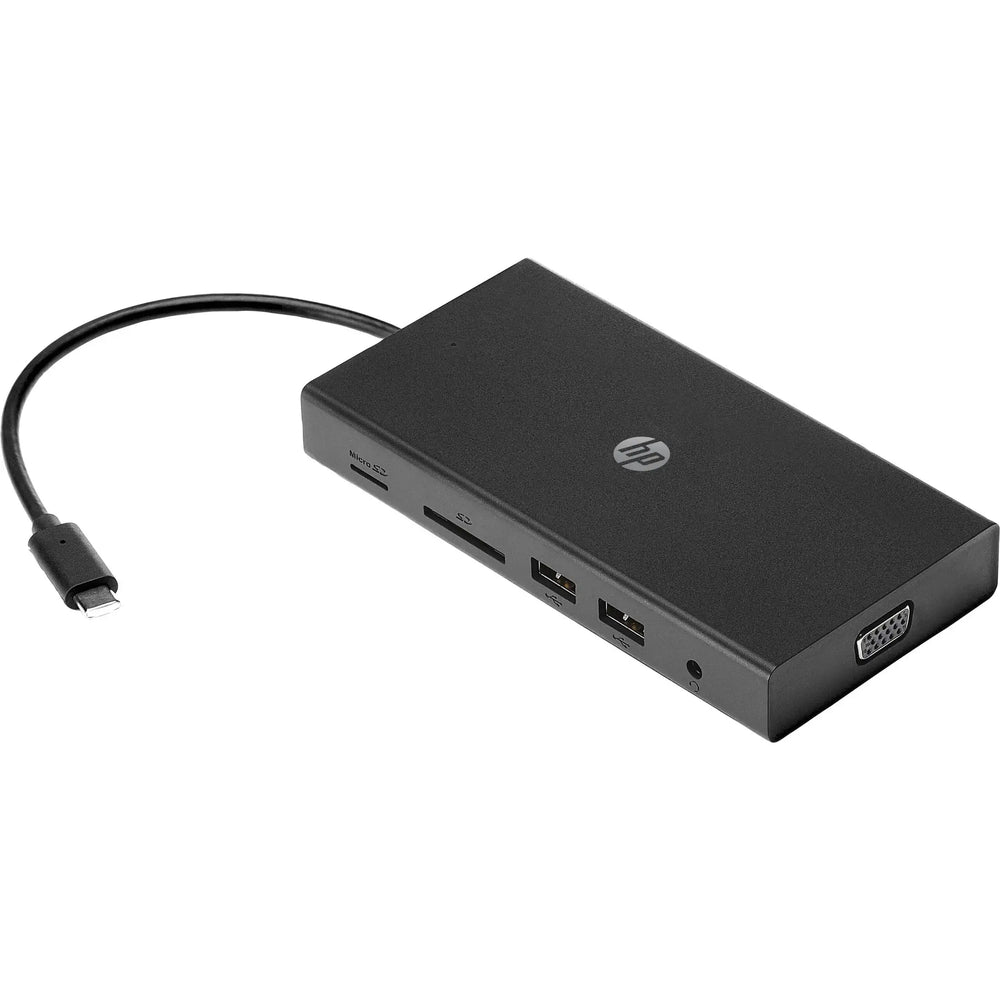 HP CONCENTRATEUR MULTIPORT TRAVEL USB-C — vue 2 — Connecto.ma