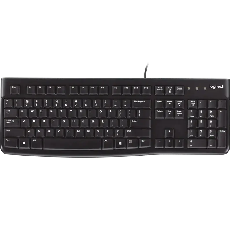 Logitech K120 Clavier à connexion USB–AZERTY — Connecto.ma