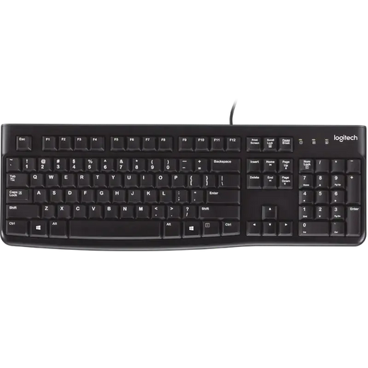 Logitech K120 Clavier à connexion USB–AZERTY (920-002488)
