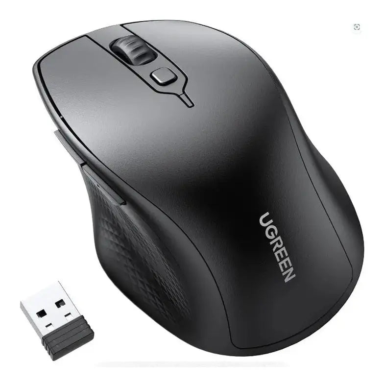 Souris sans fil Bluetooth Ugreen Silencieuse Ergonomique 2,4GHz — Connecto.ma