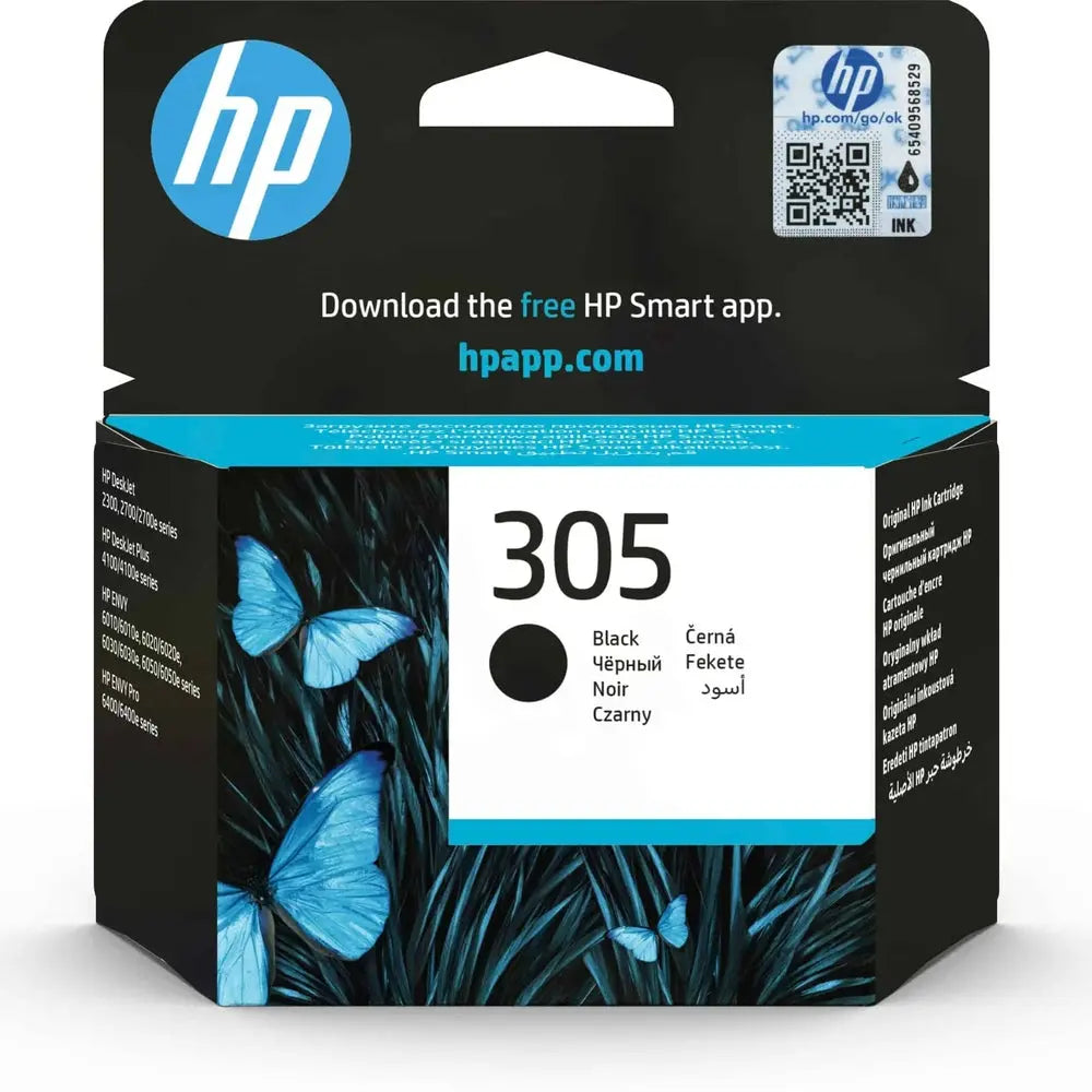 Cartouche d’encre HP 305 – Noir — Connecto.ma