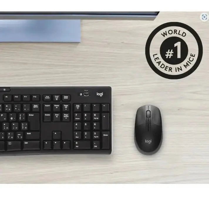 Souris sans fil Logitech M190 Charbon — vue 2 — Connecto.ma