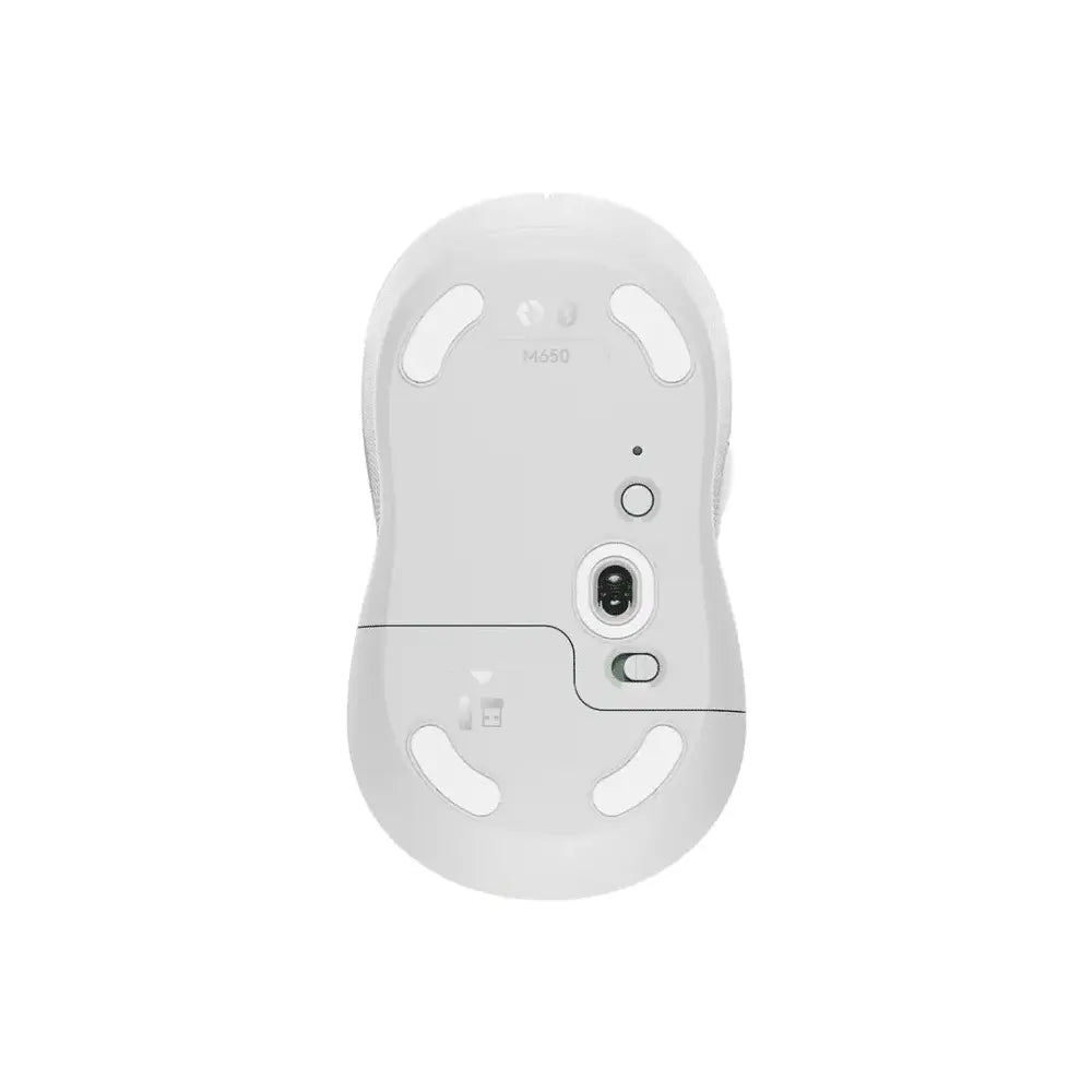LOGITECH Souris sans fil Signature M650 – Blanc — vue 3 — Connecto.ma