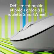 LOGITECH Souris sans fil Signature M650 – Blanc — vue 7 — Connecto.ma