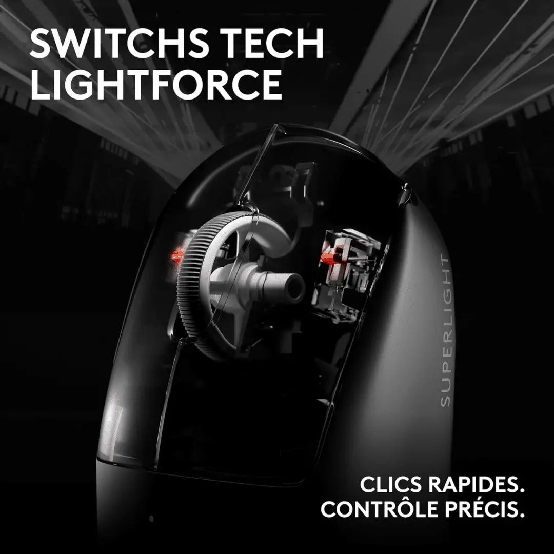 Logitech G PRO X SUPERLIGHT 2c Wireless Gaming Mouse — vue 10 — Connecto.ma