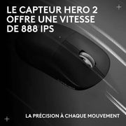 Logitech G PRO X SUPERLIGHT 2c Wireless Gaming Mouse — vue 15 — Connecto.ma