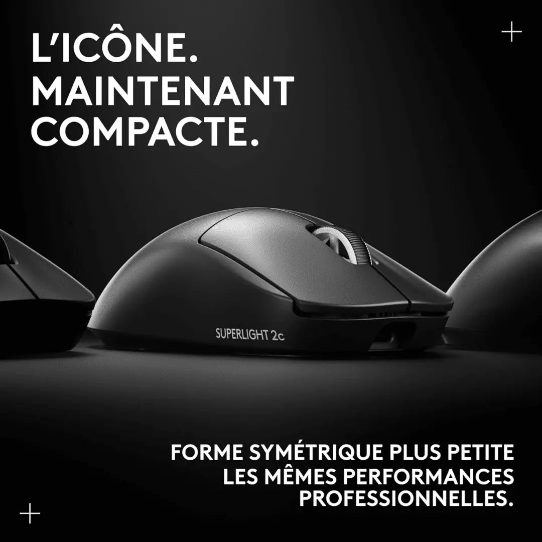 Logitech G PRO X SUPERLIGHT 2c Wireless Gaming Mouse — vue 5 — Connecto.ma