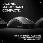 Logitech G PRO X SUPERLIGHT 2c Wireless Gaming Mouse — vue 5 — Connecto.ma