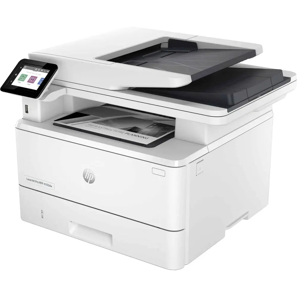 Imprimante Multifonction Laser Monochrome HP LaserJet Pro 4103dw — vue 4 — Connecto.ma