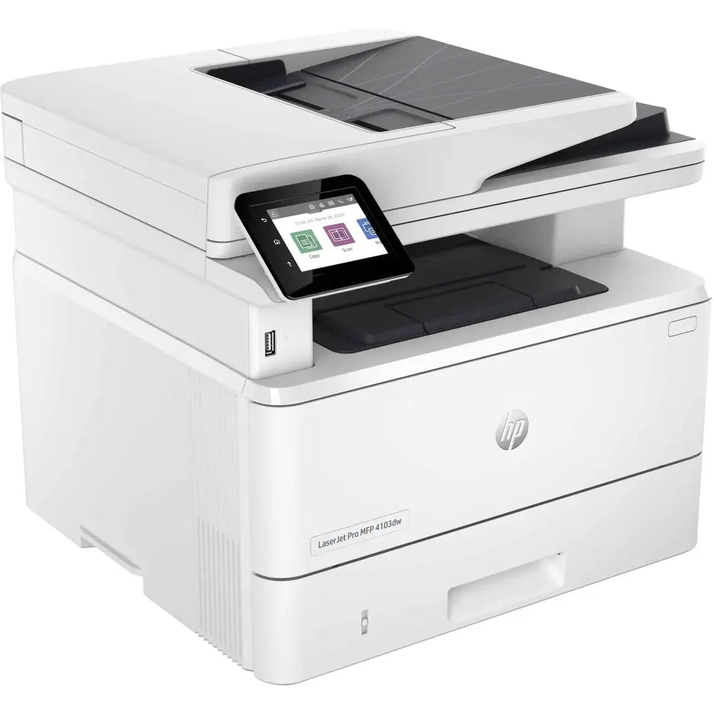 Imprimante Multifonction Laser Monochrome HP LaserJet Pro 4103dw — vue 3 — Connecto.ma