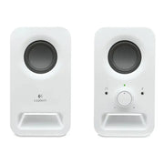 Logitech Multimedia Speakers Z150 – Enceintes PC Stéréo (Blanc) — vue 2 — Connecto.ma