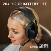 Logitech G321 LIGHTSPEED Wireless Bluetooth Gaming Headset – Noir — vue 10 — Connecto.ma
