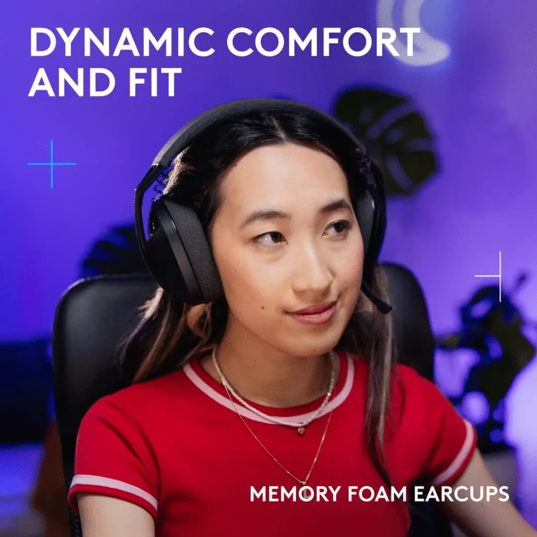Logitech G321 LIGHTSPEED Wireless Bluetooth Gaming Headset – Noir — vue 5 — Connecto.ma