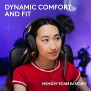 Logitech G321 LIGHTSPEED Wireless Bluetooth Gaming Headset – Noir — vue 5 — Connecto.ma