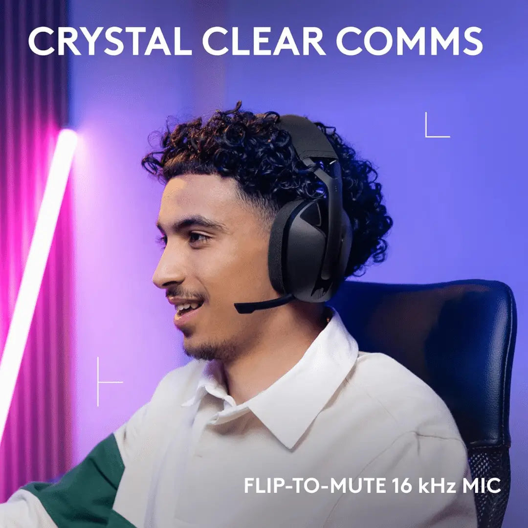 Logitech G321 LIGHTSPEED Wireless Bluetooth Gaming Headset – Noir — vue 6 — Connecto.ma