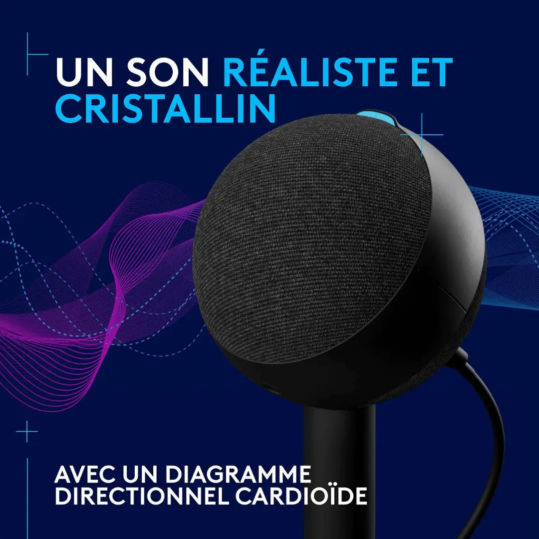 Logitech G Yeti Orb Microphone de table — vue 8 — Connecto.ma