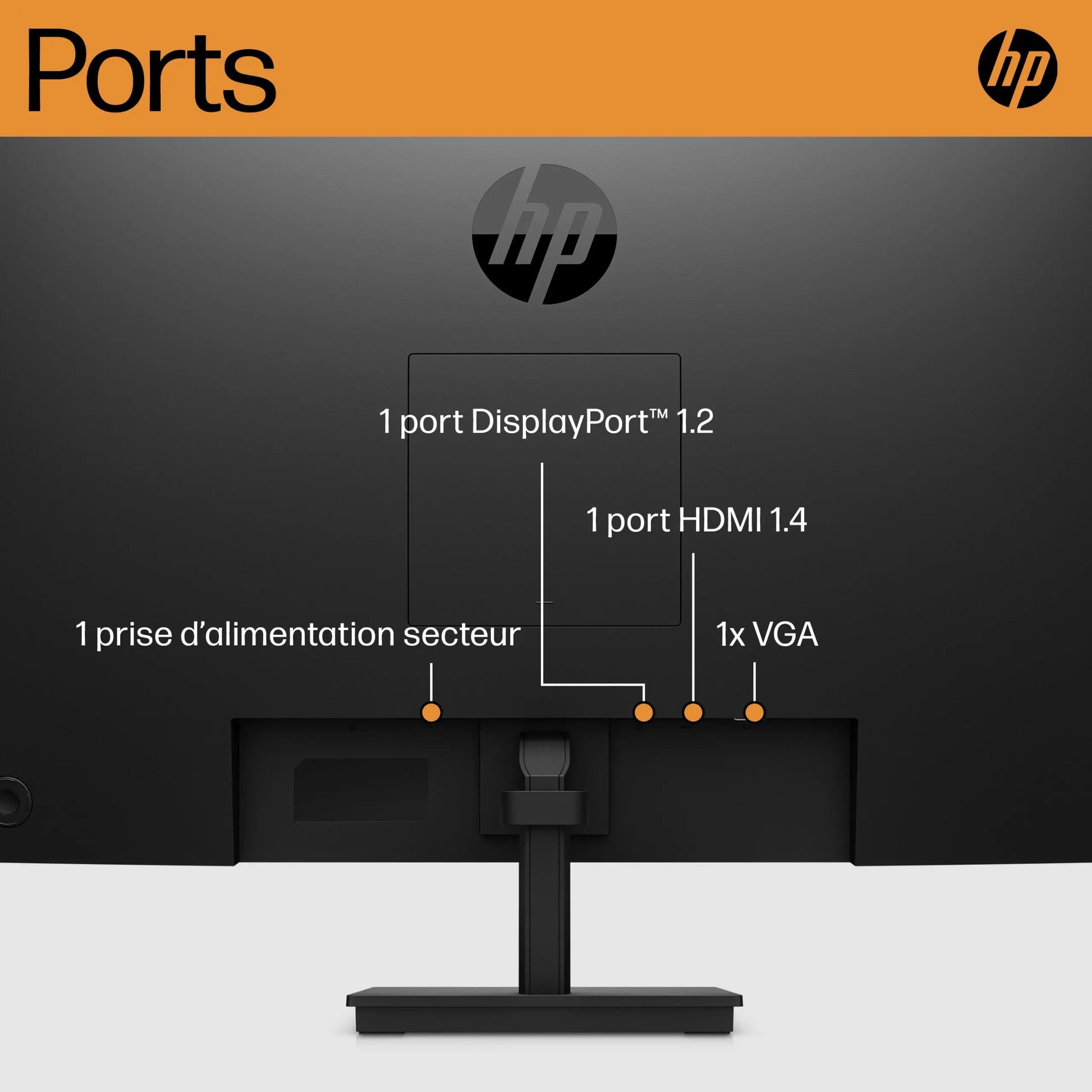 Ecran Moniteur 27? Full HD HP V27i G5 (65P64AS) Hewlett Packard