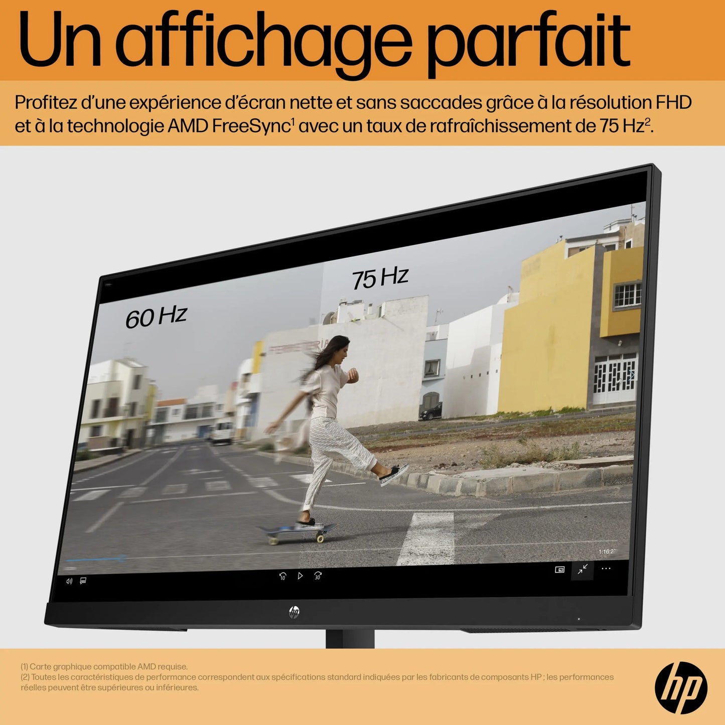 Ecran Moniteur 27? Full HD HP V27i G5 (65P64AS) Hewlett Packard