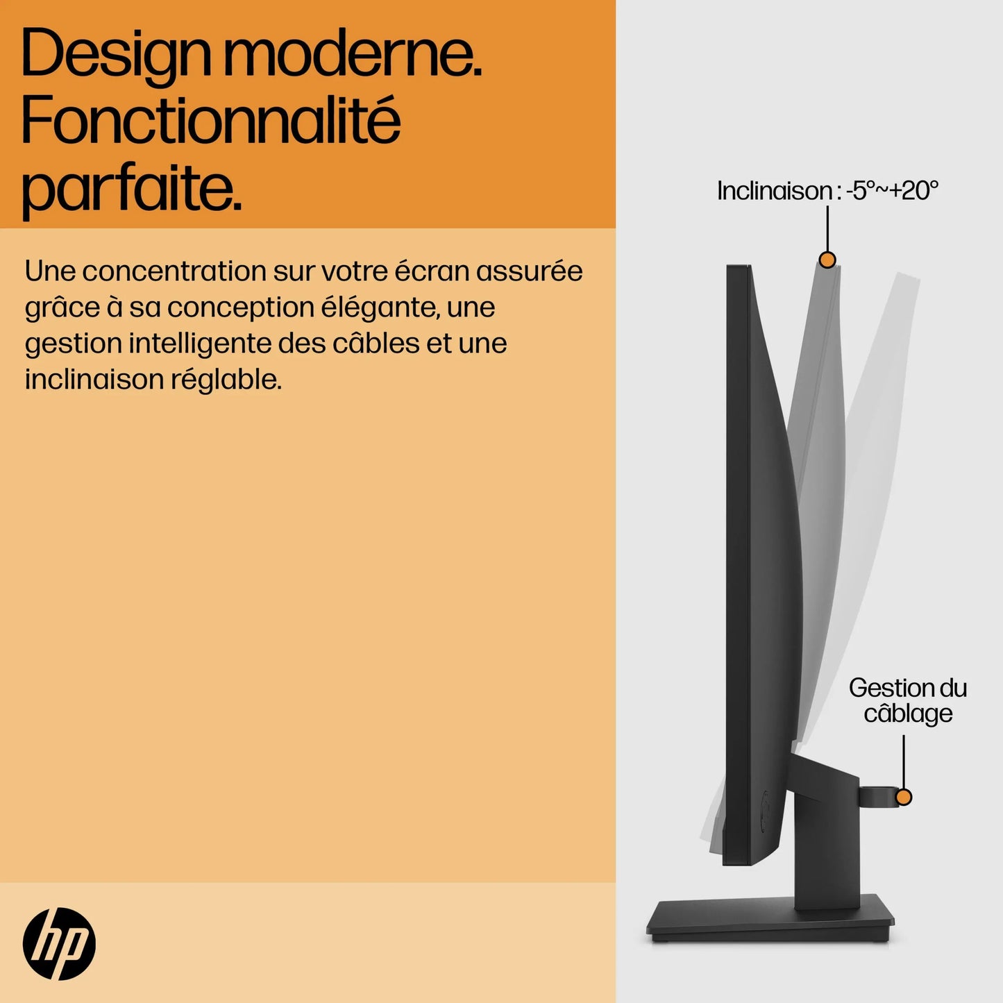 Ecran Moniteur 27? Full HD HP V27i G5 (65P64AS) Hewlett Packard