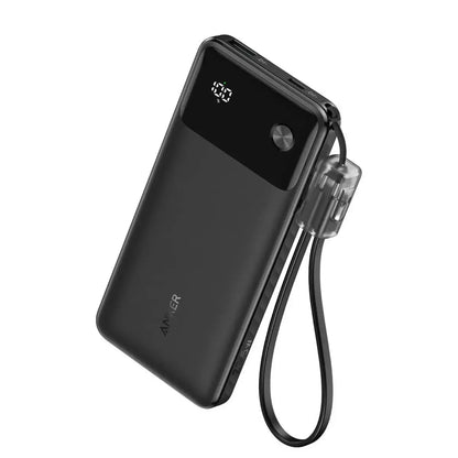 Chargeur portable Anker Power Bank Powercore 10000mAh 22,5W avec câble USB C A1388 - Connecto.ma