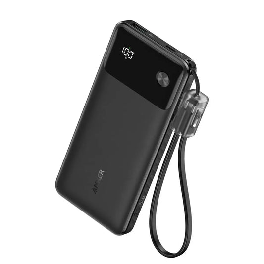 Chargeur portable Anker Power Bank Powercore 10000mAh 22,5W avec câble USB C A1388 - Connecto.ma