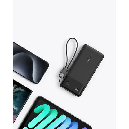 Chargeur portable Anker Power Bank Powercore 10000mAh 22,5W avec câble USB C A1388 - Connecto.ma
