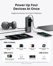 Anker Power Bank 25000mAh — indicateur de charge LED — Connecto.ma