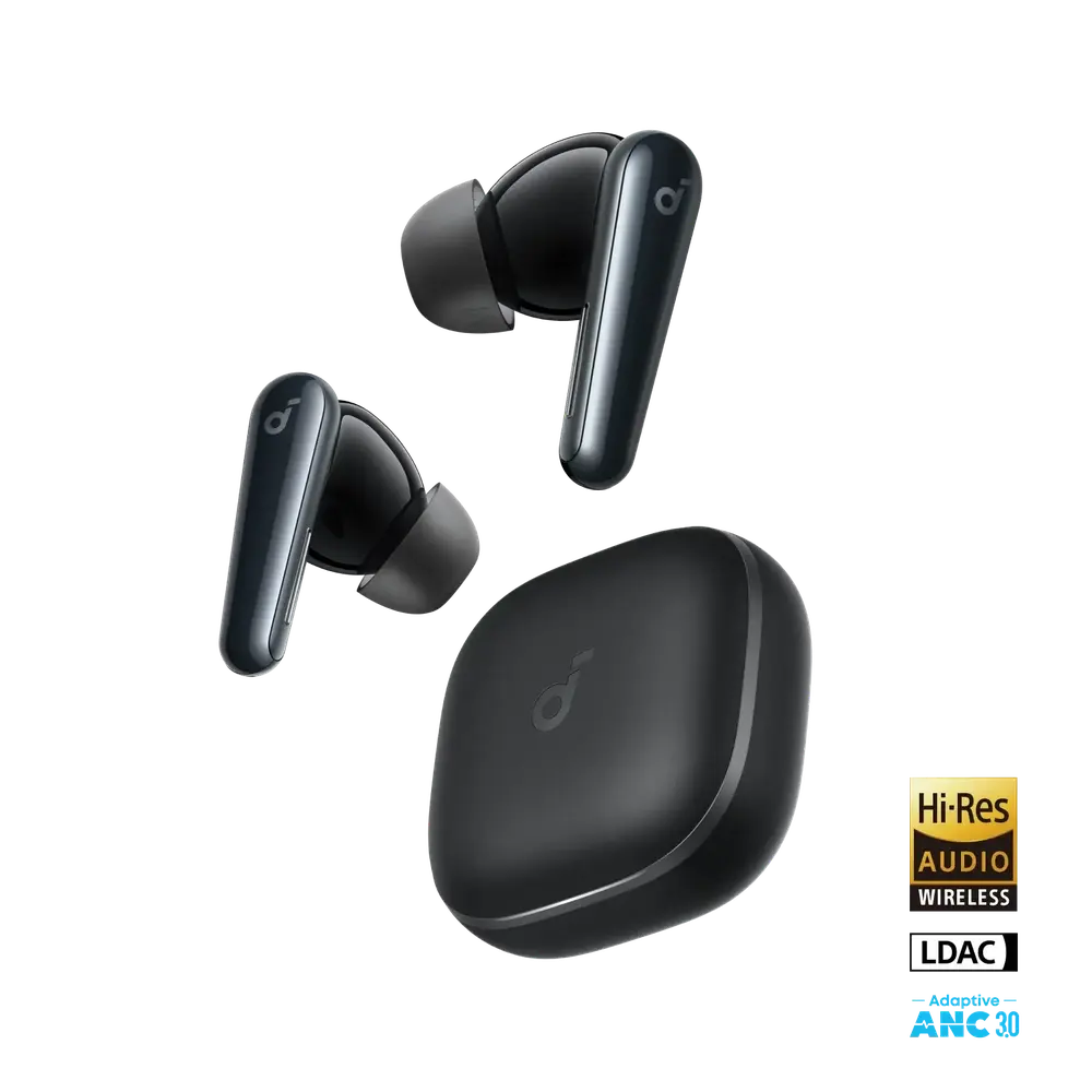 Anker Soundcore Liberty 5 – Écouteurs Sans Fil ANC (Blanc) — vue 2 — Connecto.ma