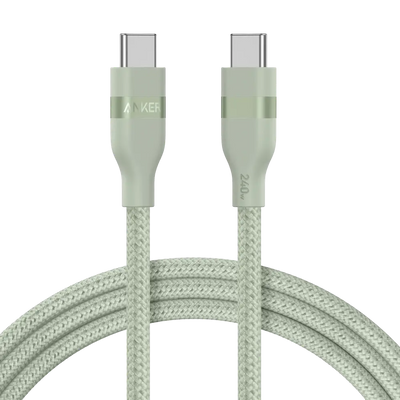 Câble Anker USB-C Tressé Écologique – Charge Rapide & Haute Compatibilité — Connecto.ma