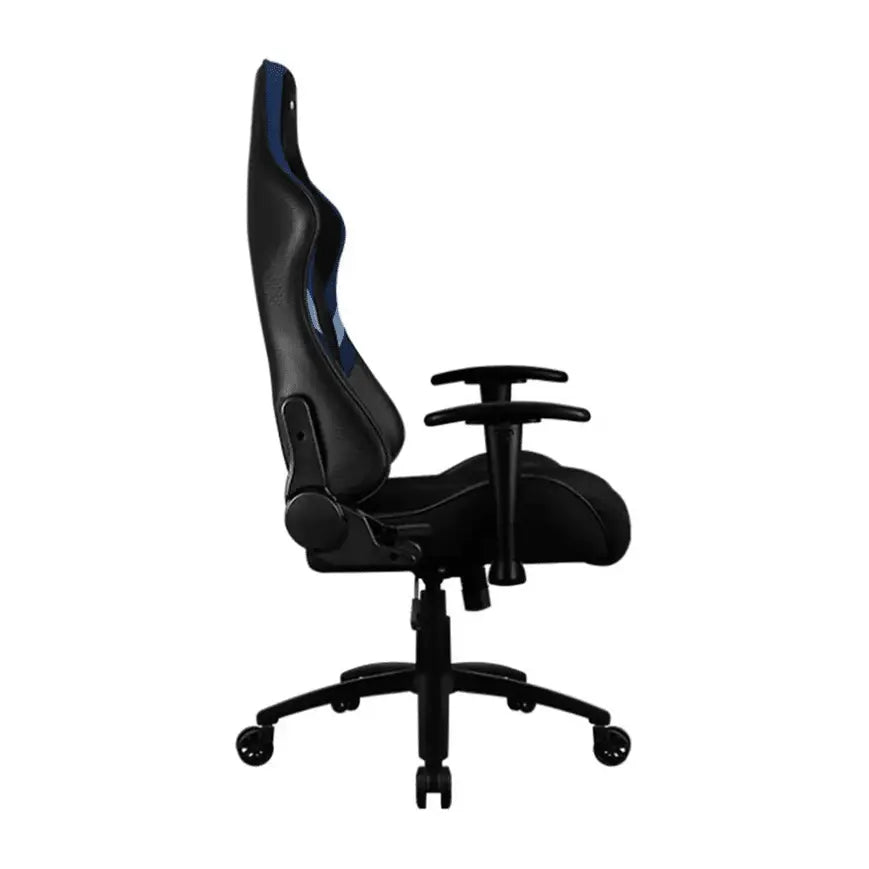 Chaise Gamer Aerocool Aero 1 Alpha – Bleu & Noir — vue 3 — Connecto.ma