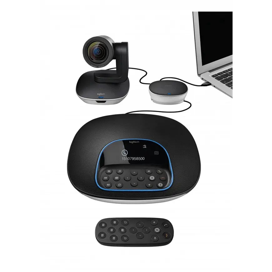 Système de visioconférence Logitech GROUP, pour les salles moyennes à grandes — vue 4 — Connecto.ma