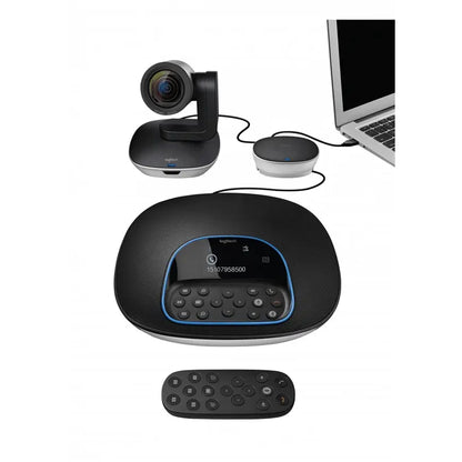 Système de visioconférence Logitech GROUP, pour les salles moyennes à grandes (960-001057) Connecto.ma